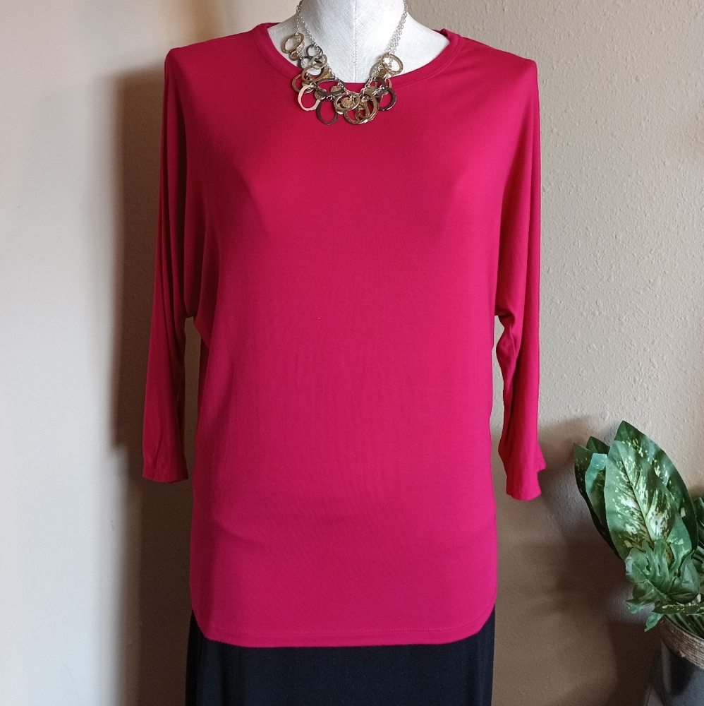 Rachel Zoe 3/4 sleeve top sz Small